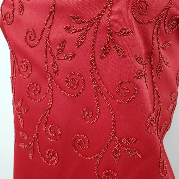 NWT Vintage Rampage Y2K Evening Glam Romantic Red Carpet Holiday Prom Dress 9 - Picture 7 of 15